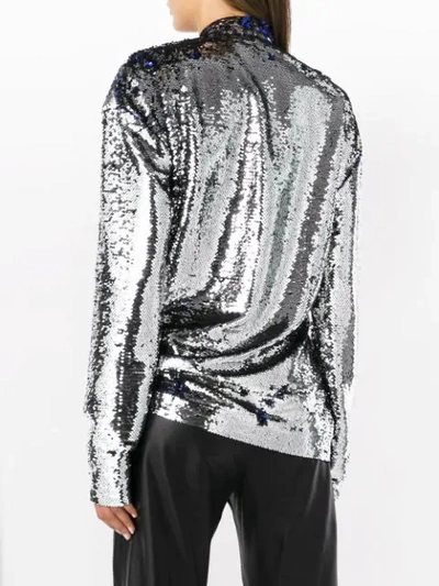 sequinned blouse