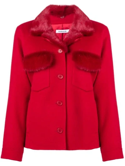 Shop P.a.r.o.s.h Lover Jacket In Red