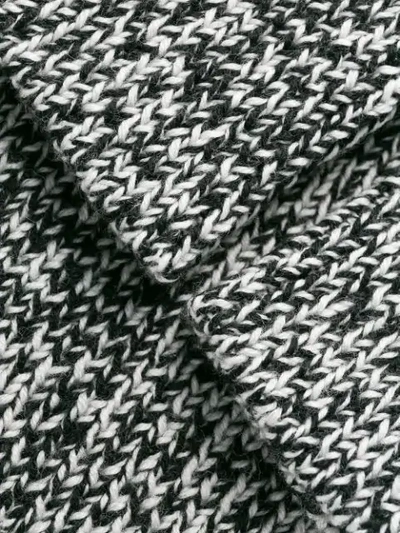 Shop Alexander Mcqueen Marl Knitted Jumper In Black