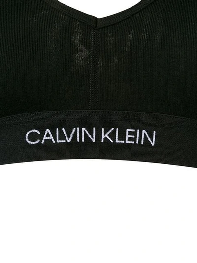 Shop Calvin Klein Underwear Unlined Bra - Black