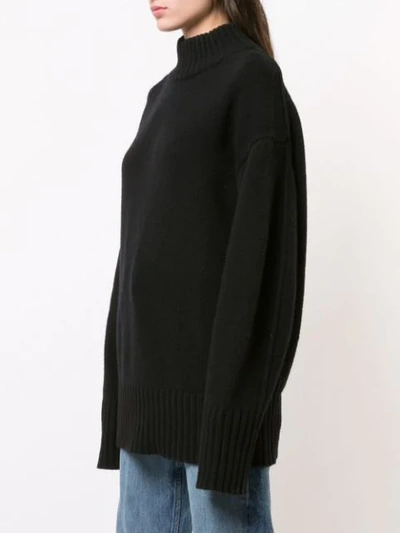 Shop Proenza Schouler Wool Cashmere Turtleneck Sweater - Black