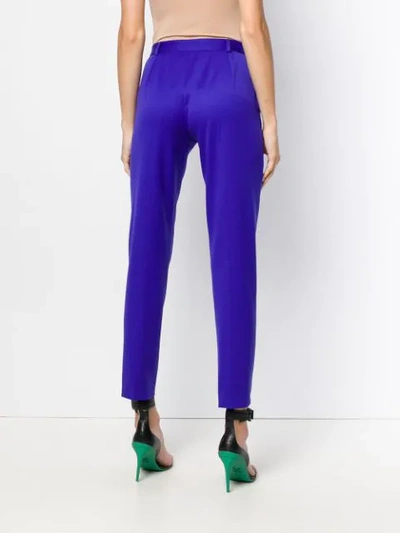 Shop Styland Cigarette Trousers In Blue