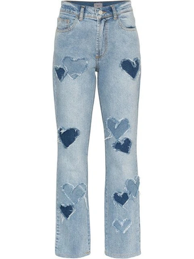 Shop Ashley Williams Melrose Distressed Jeans - Blue