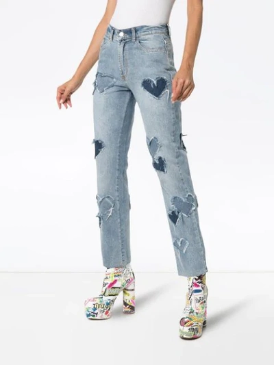 Shop Ashley Williams Melrose Distressed Jeans - Blue