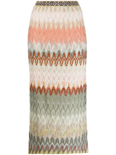 Shop Missoni Fine Knit Skirt In Sm0f4