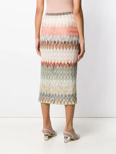 Shop Missoni Fine Knit Skirt In Sm0f4