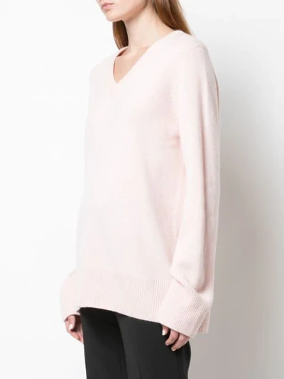 Shop The Row Elaine Oversized Jumper In Pink