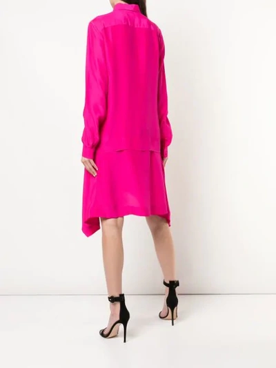 Shop Barbara Bui Midi Shirt Dress In Pink