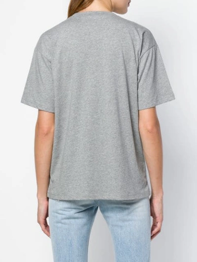Shop Stella Mccartney Embellished Star T-shirt In Grey
