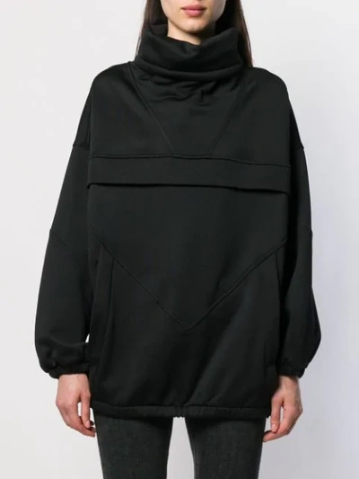 Shop Givenchy Pullover Im Oversized-design In 001 Black