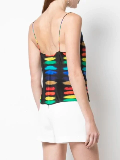 Shop Alice And Olivia Tie-dye Cami In Rainbowtiedye