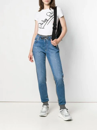 Philipp Plein Logo T-shirt In White