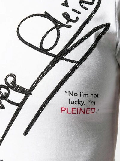 Philipp Plein Logo T-shirt In White