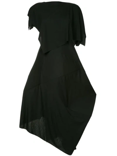 Shop Yohji Yamamoto Bonding Dress In Black