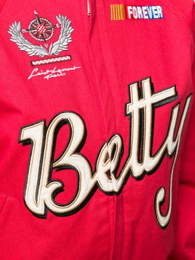 Shop Saint Laurent Betty Varisty Jacket In Red