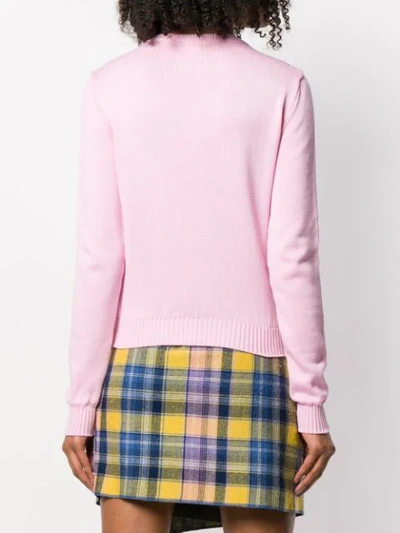 Shop Chiara Ferragni Flirting Sweater In Pink