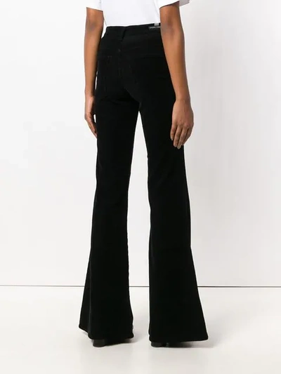 Shop Citizens Of Humanity Chloe Maxi Flare Trousers In Blk Black