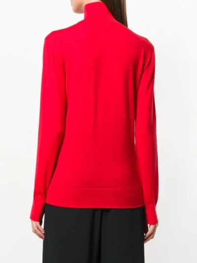 Shop Kwaidan Editions Turtleneck Sweater - Red