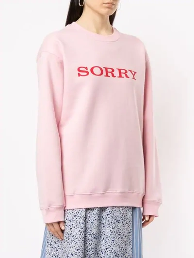 Shop Walk Of Shame Sorry Sweatshirt In Pink