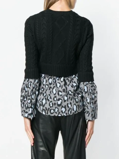 Shop Kenzo Knitted Top In Black