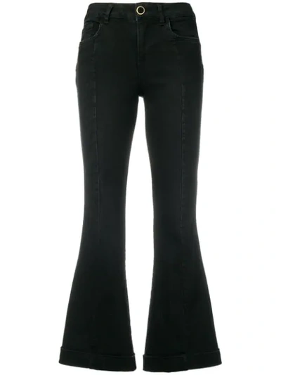 Shop Liu •jo Liu Jo Flared Jeans - Black