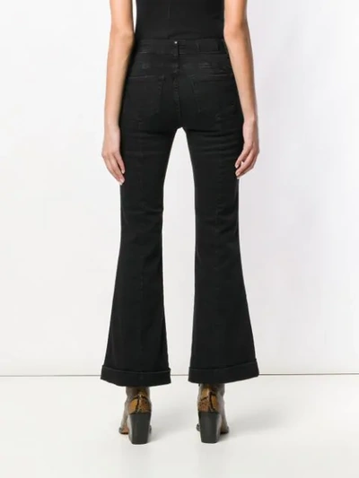 Shop Liu •jo Liu Jo Flared Jeans - Black