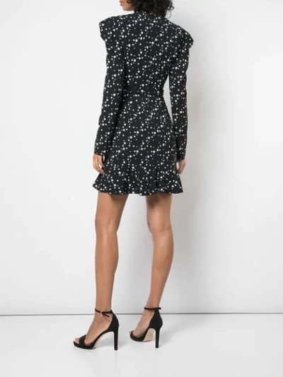 Shop Jonathan Simkhai Star Print Dress In Black