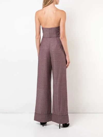 Shop Fleur Du Mal Jumpsuit Mit Korsetttop In Pink