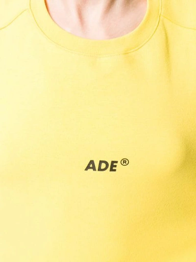 Shop Ader Error Oversized T-shirt - Yellow