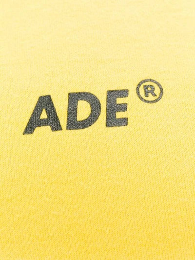 Shop Ader Error Oversized T-shirt - Yellow