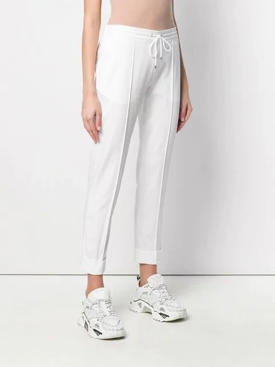 Shop Kenzo Slim Fit Track Pants In White