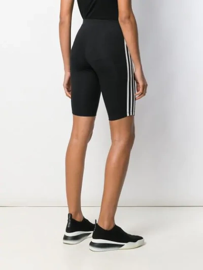 Shop Adidas Originals Side Stripe Cycling Shorts In Black