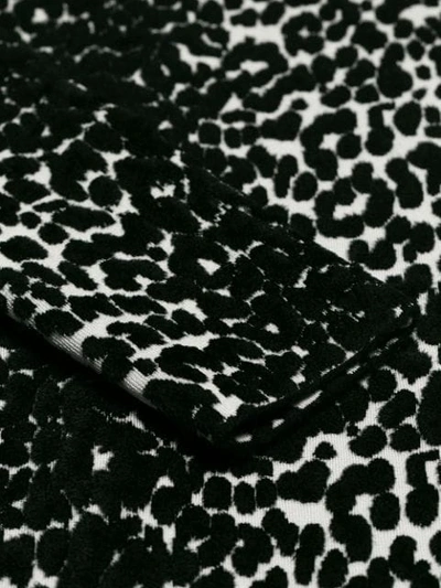Shop Givenchy Animal Print Longsleeved Dress In Black