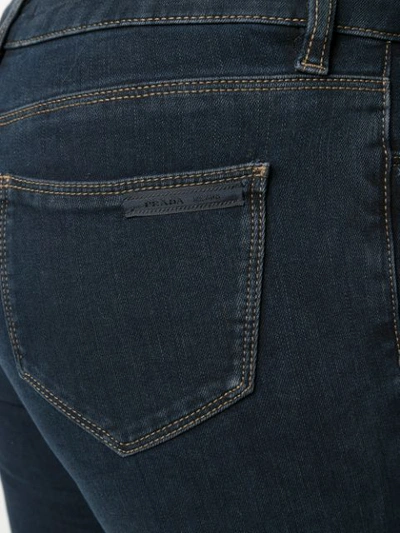 Shop Prada Skinny Fit Jeans In Blue