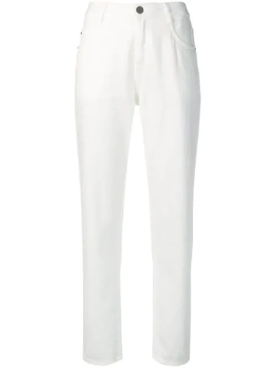 Shop Barbara Bui Slim-fit Jeans In White