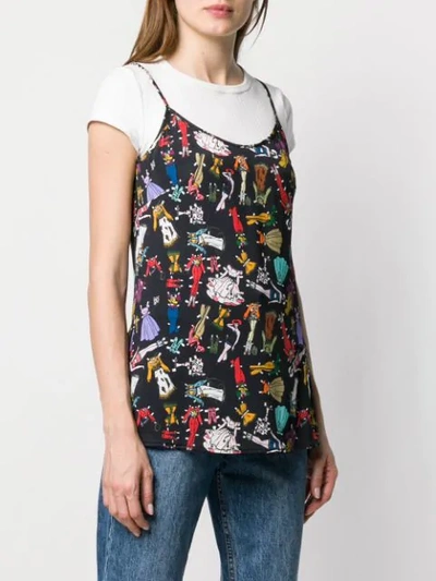 Shop Ultràchic Cowgirl Print Camisole In Black