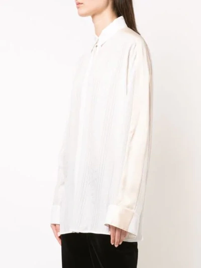 Shop Haider Ackermann Oversized Shirt - White