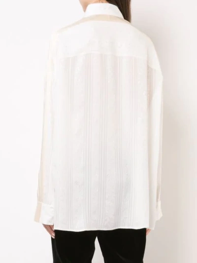 Shop Haider Ackermann Oversized Shirt - White