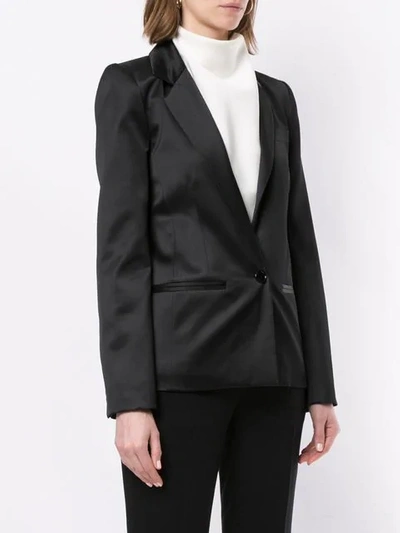 Shop Nina Ricci Classic Smart Blazer In Black