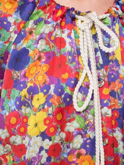 Shop Borgo De Nor Natalia Floral Dress In Multicolour
