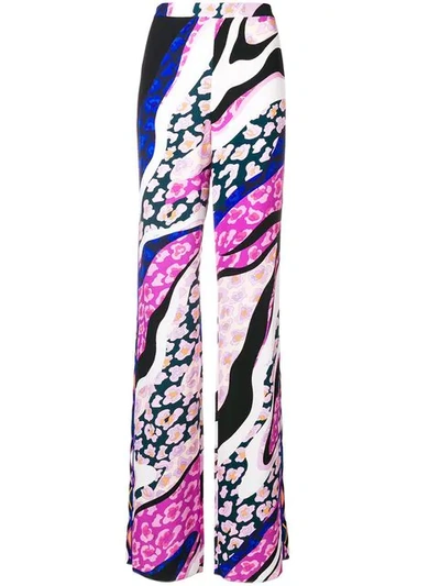 Shop Emilio Pucci High Rise Tailored Trousers - Pink