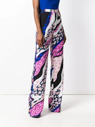 Shop Emilio Pucci High Rise Tailored Trousers - Pink