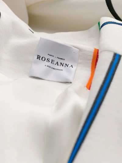 Shop Roseanna Blazer Mit Nadelstreifen - Weiss In White