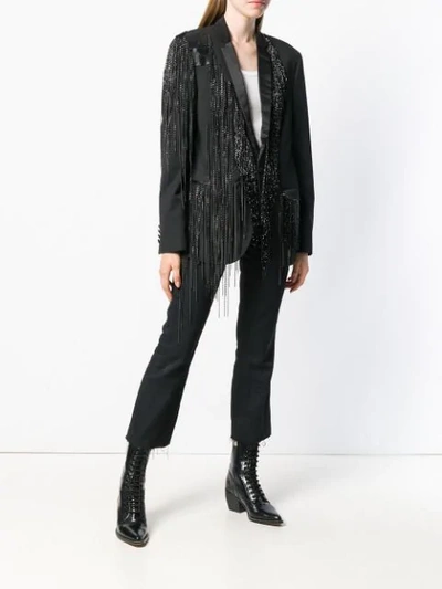 Shop Loulou Chains Blazer In Black