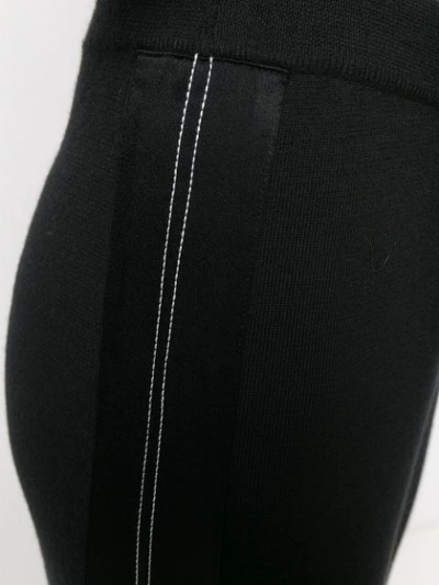 Shop Zoë Jordan Irving Knit Trousers In Black