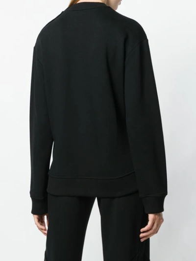 Shop Givenchy Buttoned Shoulder Sweater In Black