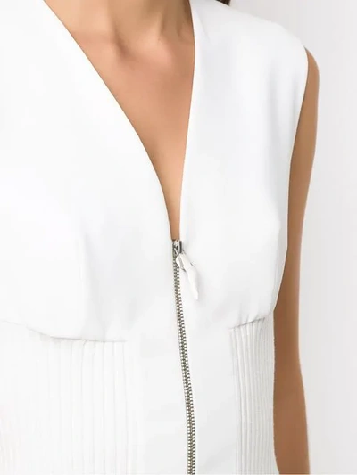 Shop Gloria Coelho Knit Vest In White