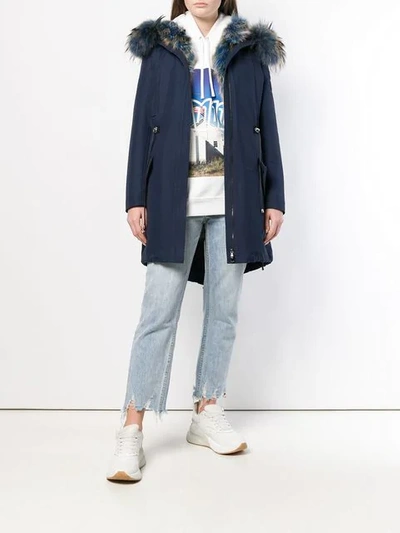 Shop Forte Dei Marmi Couture Emma Parka In Blue