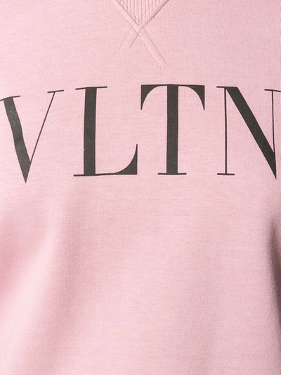 VALENTINO VLTN PRINT SWEATSHIRT - 粉色