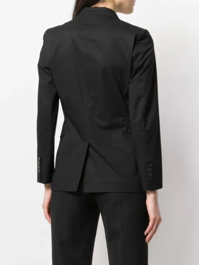 Shop Alberto Biani Double Breasted Blazer In Black